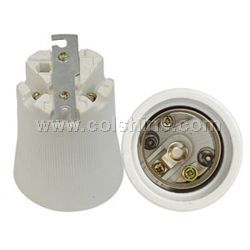 E40 ceramic lampholder with metal bracket