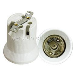 porcelain lamp holder E40 with metal bracket 16A 750V