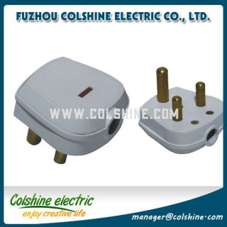 UK 15A PLUG WITH LAMP