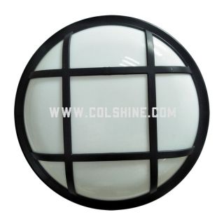 Round plastic led wall light and bulkhead