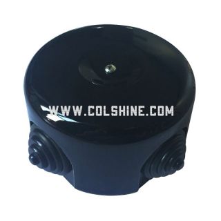 black electrical distribution box