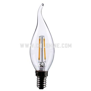 filament led candle light bulb